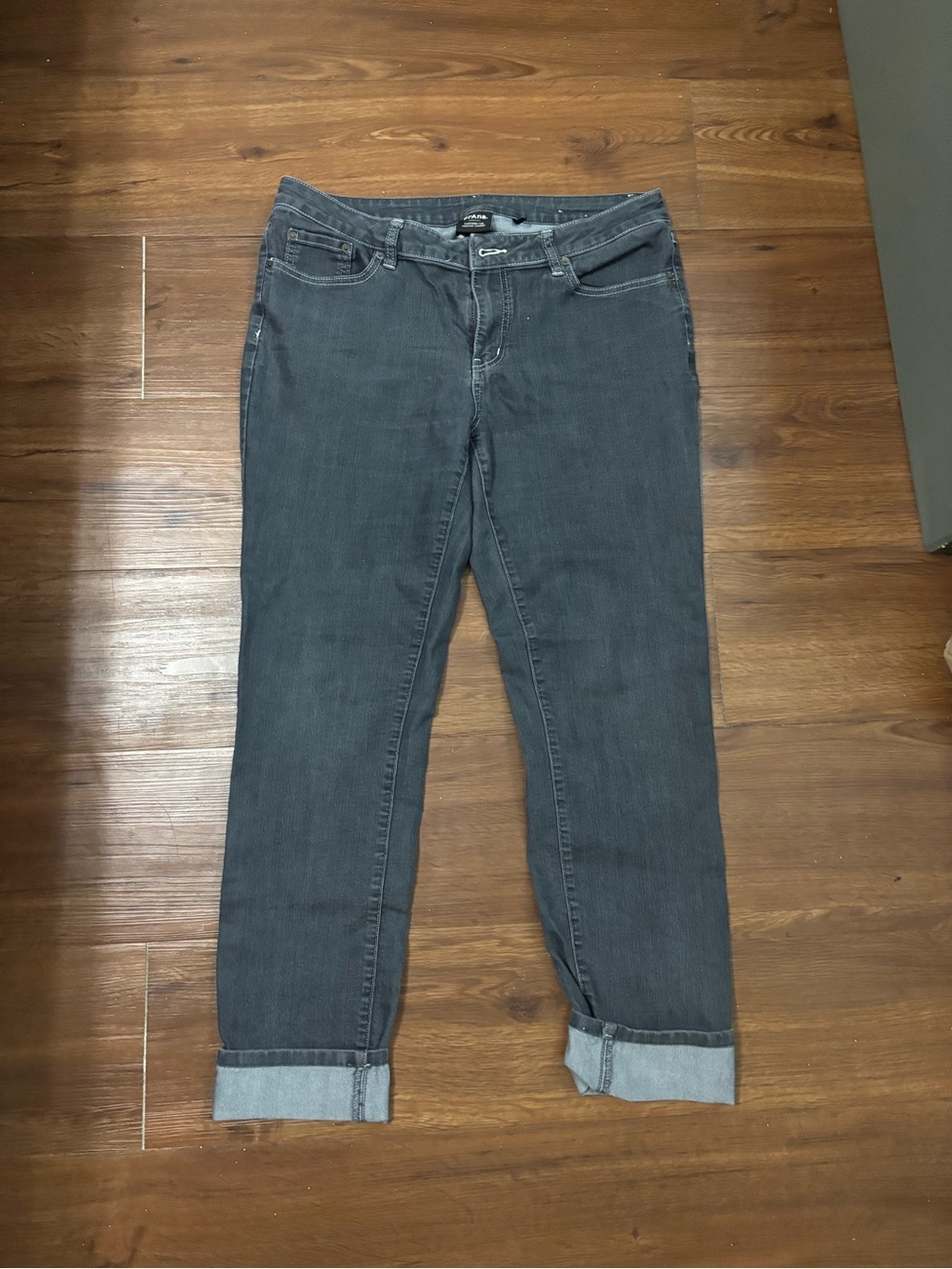 Prana Women's Charcoal Straight Leg Jeans